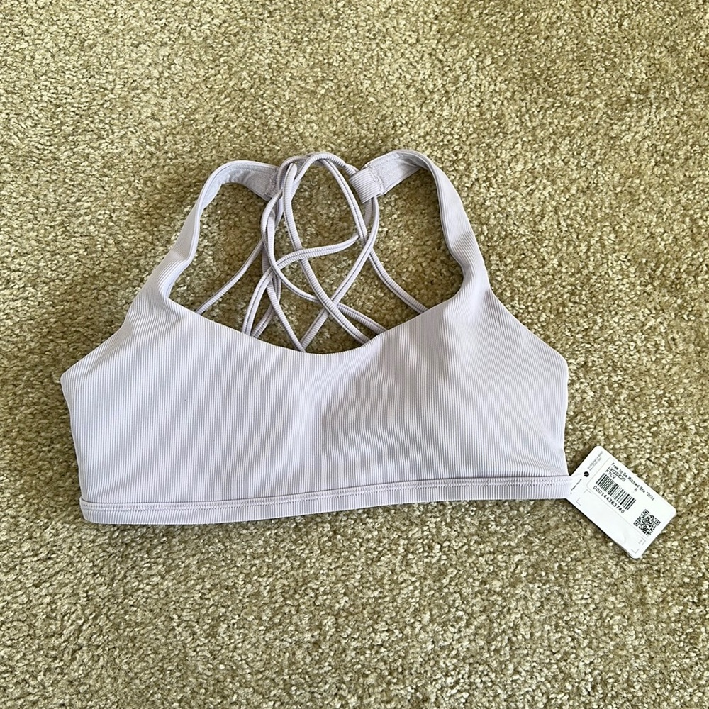 NWT Free to be Ribbed Bra - Sz 6